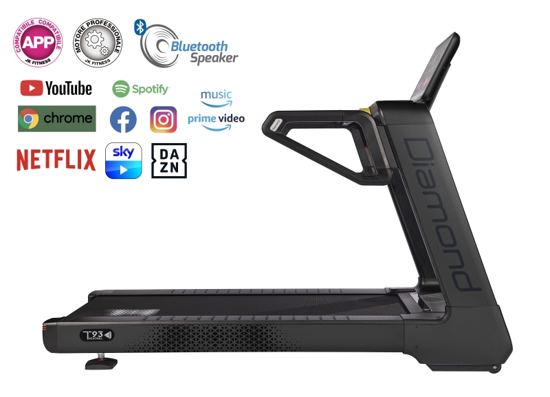 Tapis Roulant Motorizzato Professionale JK Fitness Diamond T93 Tapis Roulant Motorizzato Professionale JK Fitness Diamond T93