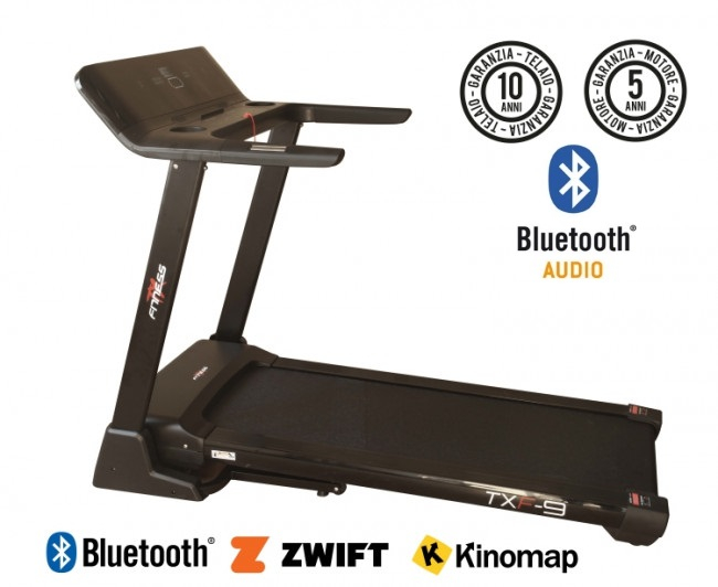 Tapis Roulant Motorizzato TX-Fitness TXF-9 New Bluetooth App ZWIFT e kinomap main product photo